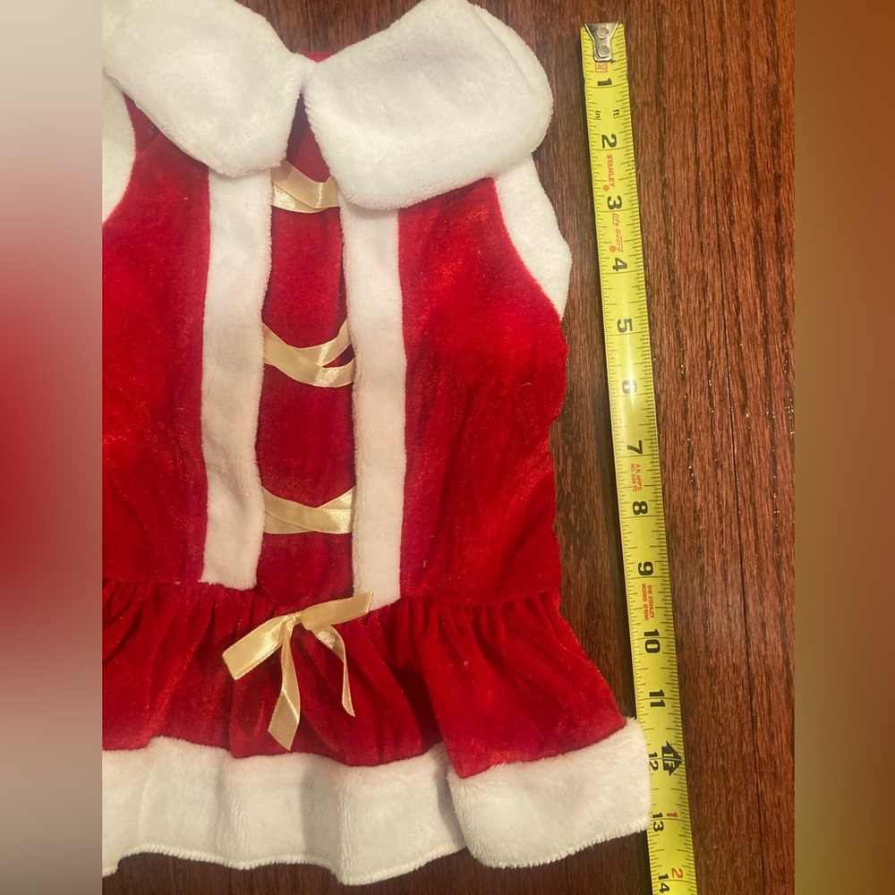 Pet Mrs Claus Costume sz L - Picture 8 of 8